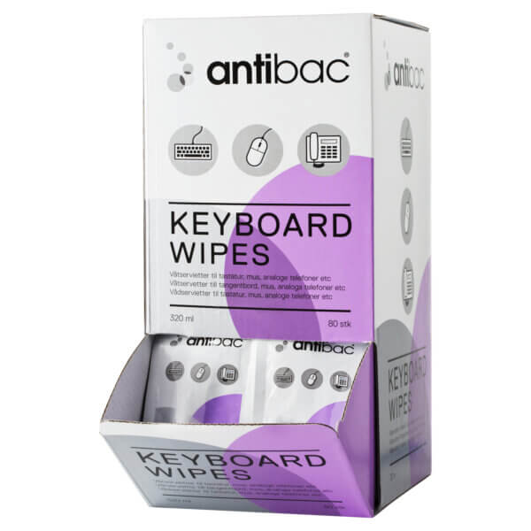 Antibac Keyboard Wipes billentyűzet fertőtlenítő kendő