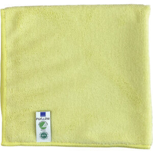 Abena Puri Line mikroszálas tisztítókendő, 40x40 cm, sárga