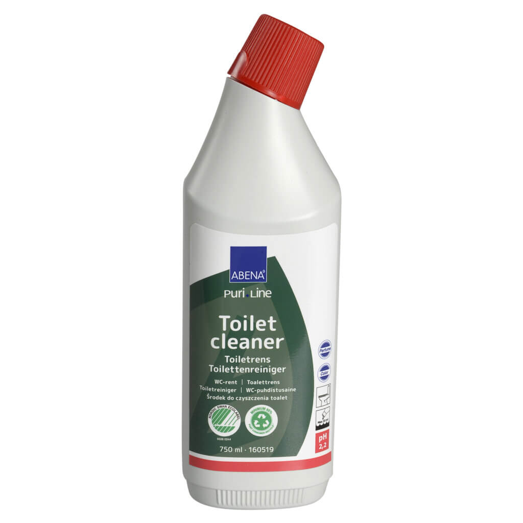 Abena Puri-Line gel detergente WC, con colore, profumo, flacone da 750 ml