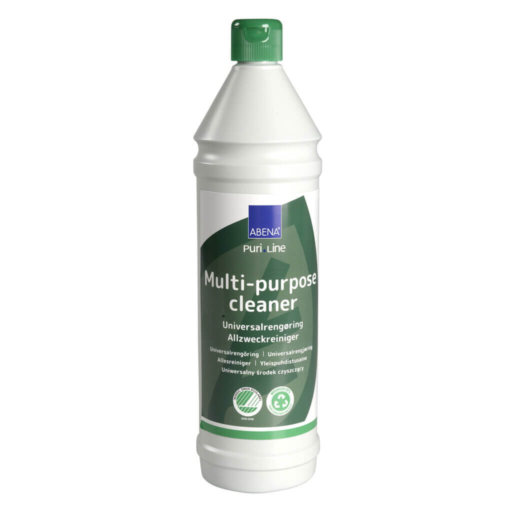 Abena Puri-Line üldpuhastusvahend, värvi ja lõhnaga, 1000 ml pakendis