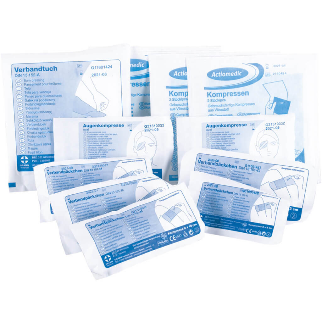 Actiomedic DIN 13 157-konforme sterile Verband Nachfüllset