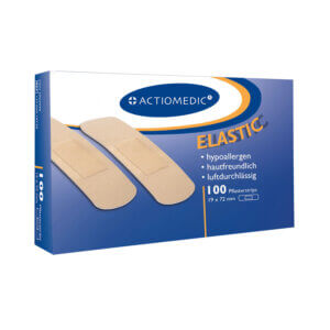 Actiomedic ELASTIC sebtapasz-készlet, 19 x 72 mm, 100 db